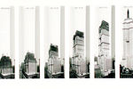 Небоскреб имеет 102 этажа и располагается в Нью-Йорке на острове Манхэттен по адресу Пятая авеню, 350. Его силуэт с широким основанием, низкими массивными уступами, свободностоящей башней и крылатым шпилем (443,2 м) узнаваем во всем мире. Архитектуру здания относят к стилю ар-деко. На фото:
этапы строительства Эмпайр-стейт-билдинг