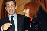 Экс-президент Франции Николя Саркози и Соня Рикель, 2009 год