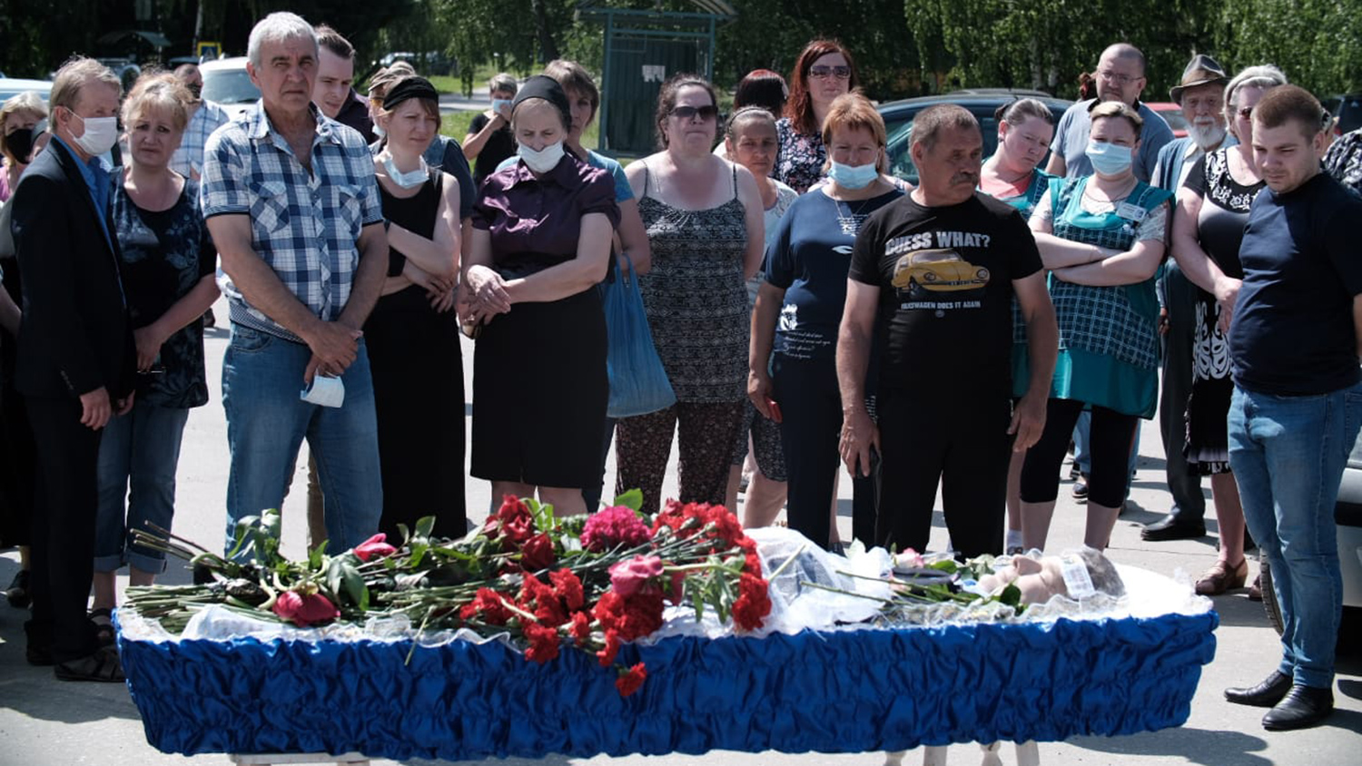 20 июня происходило. Похороны Сергея Захарова. Прощание с Сергеем Захаровым в Рязани.