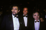 Певцы Пласидо Доминго, Хулио Иглесиас и Шарль Азнавур во время вечеринки по случаю 100-летия Статуи Свободы в Нью-Йорке, 1986 год