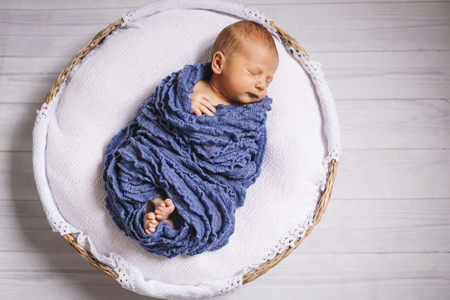 Пеленание новорожденного: простой алгоритм в картинках
