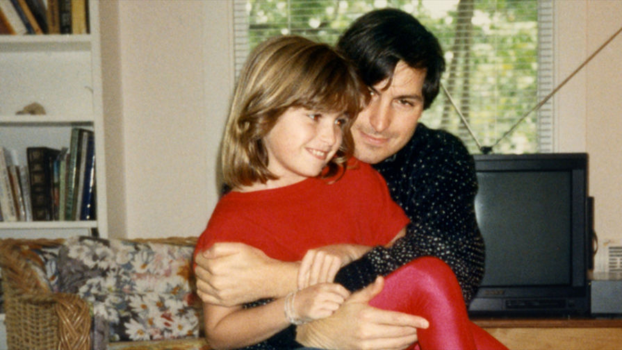 Стив Джобс с дочерью Лизой