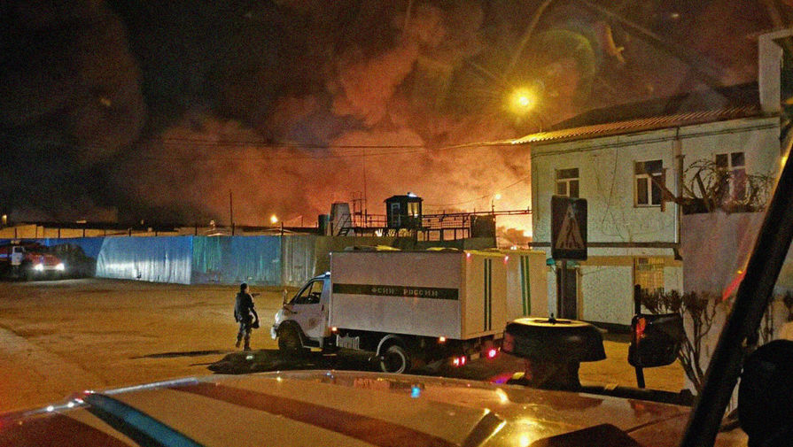 Пожар в&nbsp;ИК-15 в&nbsp;Иркутской области, 10 апреля 2020 года