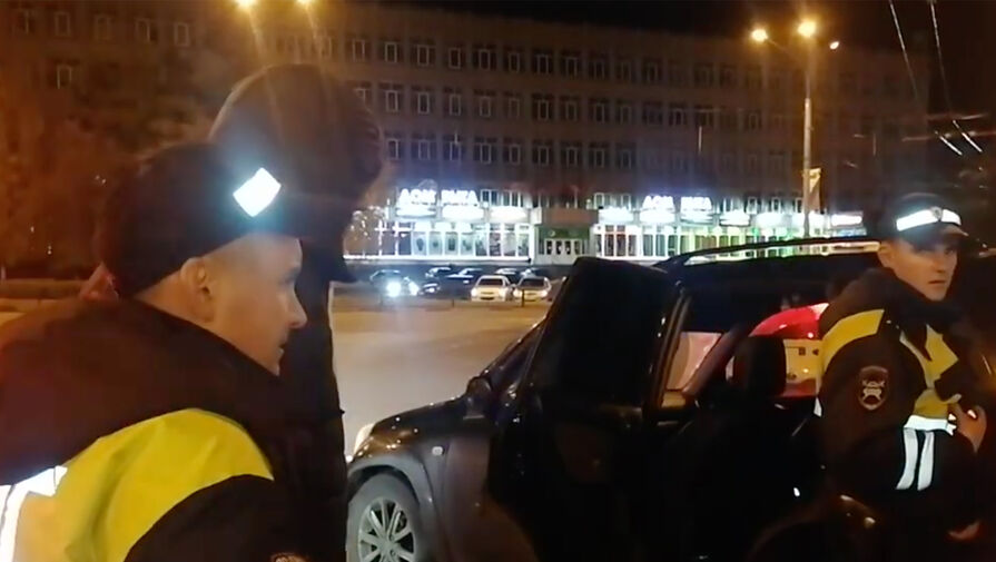 В Кузбассе составили 23 протокола на водителя, уходившего от погони ДПС
