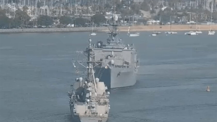 NBC: два корабля ВМС США чуть не столкнулись в заливе Сан-Диего