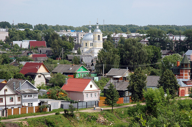 Вид на центр города Торжка