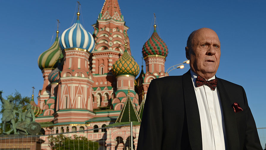 Актер и режиссер Владимир Меньшов на Красной площади, 2015 год