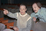Александр Бурдонский (слева) на репетиции в Театре Советской армии, 1994 год