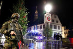 Полиция на месте стрельбы в Страсбурге, 11 декабря 2018 года 