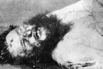 Тело Григория Распутина, убитого в результате заговора в ночь с 16 на 17 декабря 1916 года