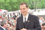 Гендиректор ОАО пивоваренной компании «Красный Восток» Айрат Хайруллин на открытии в Новосибирске пивоваренного завода, 2003 год
