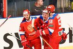 Эпизод хоккейного матча Россия — Чехия