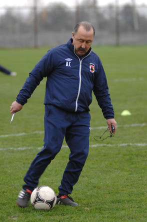 Валерий Газзаев на тренировке, 2012 год
