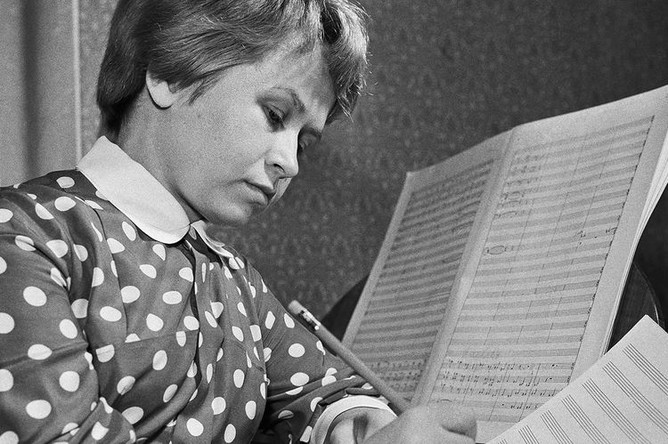 Композитор Александра Пахмутова, 1961 год