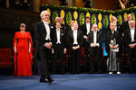 Во время церемонии вручения Нобелевской премии, Стокгольм 10 декабря 2018 года