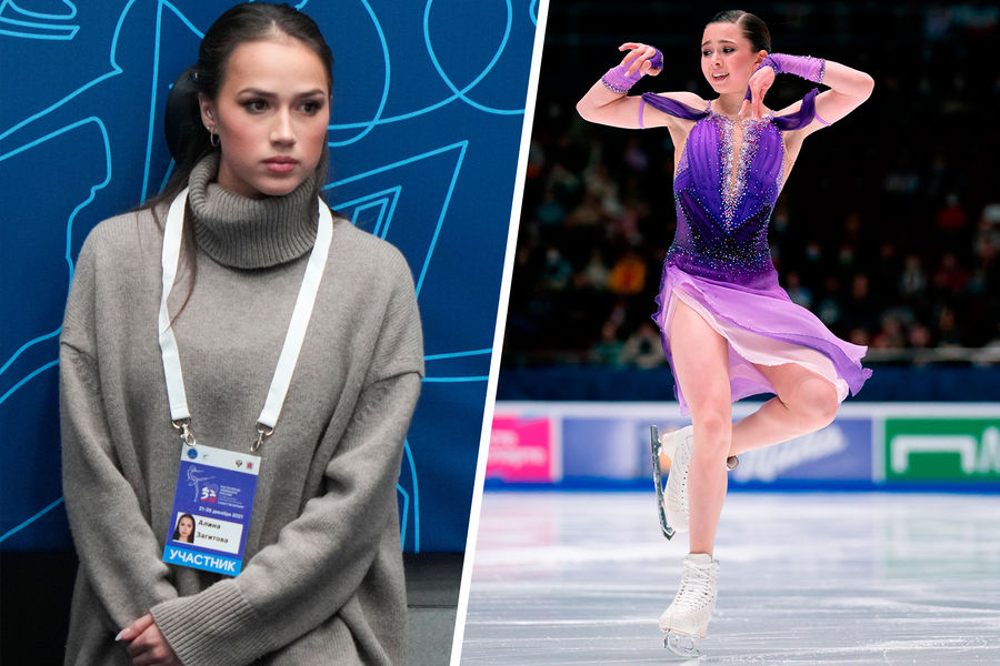 Загитова восхищалась рекордом Валиевой: лучшие фото второго дня чемпионата России