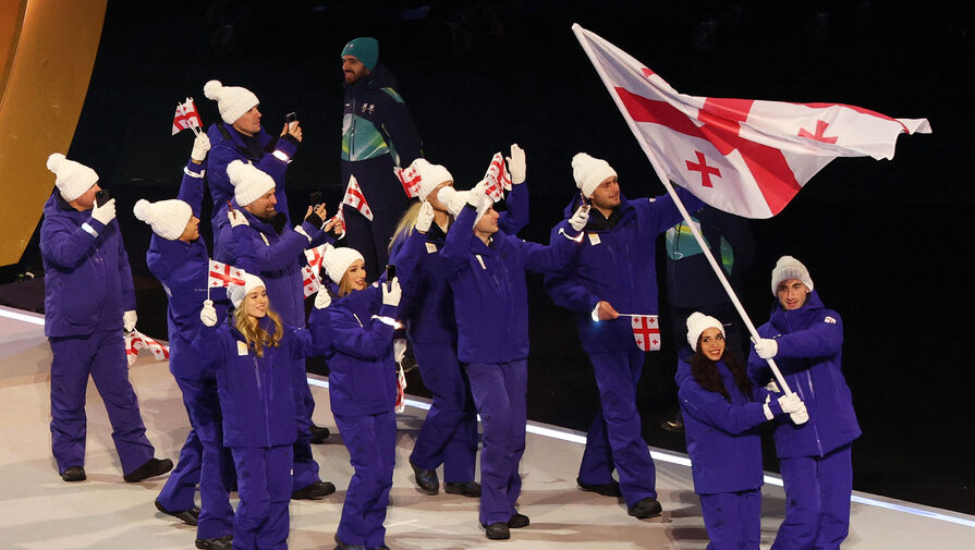Дочь Этери Тутберидзе вынесла флаг Грузии на открытии Олимпиады