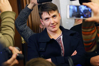 Депутат Верховной рады Украины Надежда Савченко на заседании российского Верховного суда, октябрь 2016 года