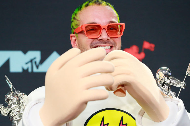 Джей Бальвин во время церемонии вручения премии MTV Video Music Awards в Нью-Джерси, 26 августа 2019 года