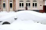 Последствия сильного снегопада в центре Москвы, 13 февраля 2021 года