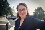 Будущая премьер-министр Украины Юлия Свириденко во время визита в Вашингтон, США, 5 июня 2025 года