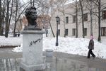 Памятник А.С. Пушкину на проспекте Ленина в Томске
