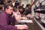 Обстановка в штабе республиканцев в день выборов, 7 ноября 2000 года
