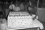 Мухаммад Али празднует свое 25-летие во время тренировки в Хьюстоне, 1967 год