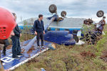 Пассажирский самолет Ан-28, совершивший аварийную посадку в Томской области, 16 июля 2021 года