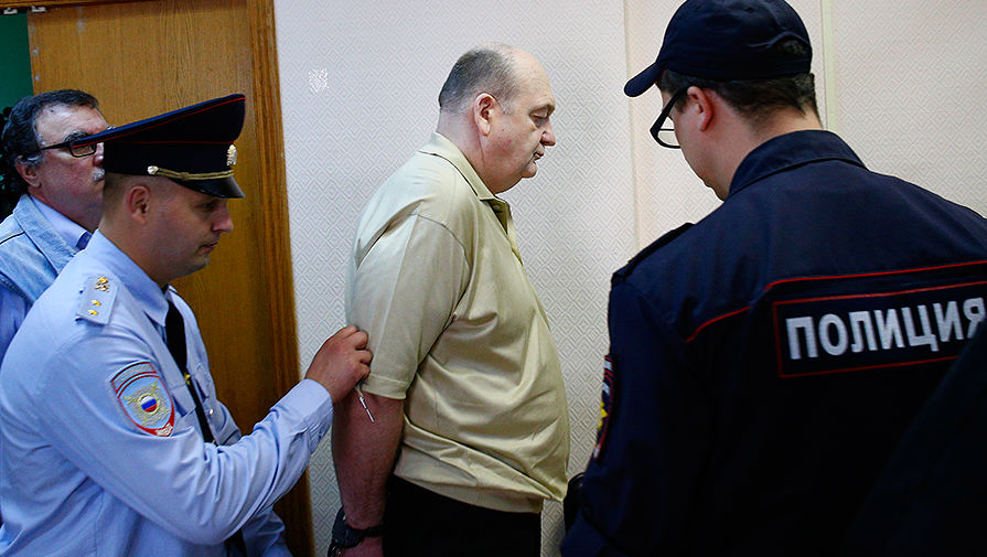 Экс-глава Федеральной службы исполнения наказаний Александр Реймер в Замоскворецком суде, август 2016 года