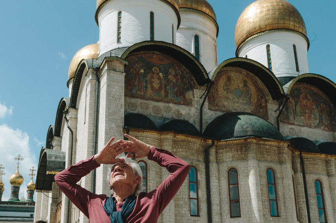 Британский актер Иэн Маккеллен в Москве, июнь 2016