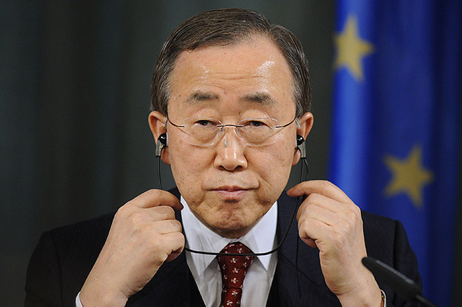 Генсекретарь ООН Пан Ги Мун достиг договоренности с властями Сирии об инспекции в стране по химическому оружию