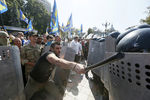 Беспорядки у Верховной рады в Киеве