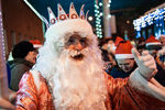 Дед Мороз в «Волшебном троллейбусе», начавшем курсировать в Химках
