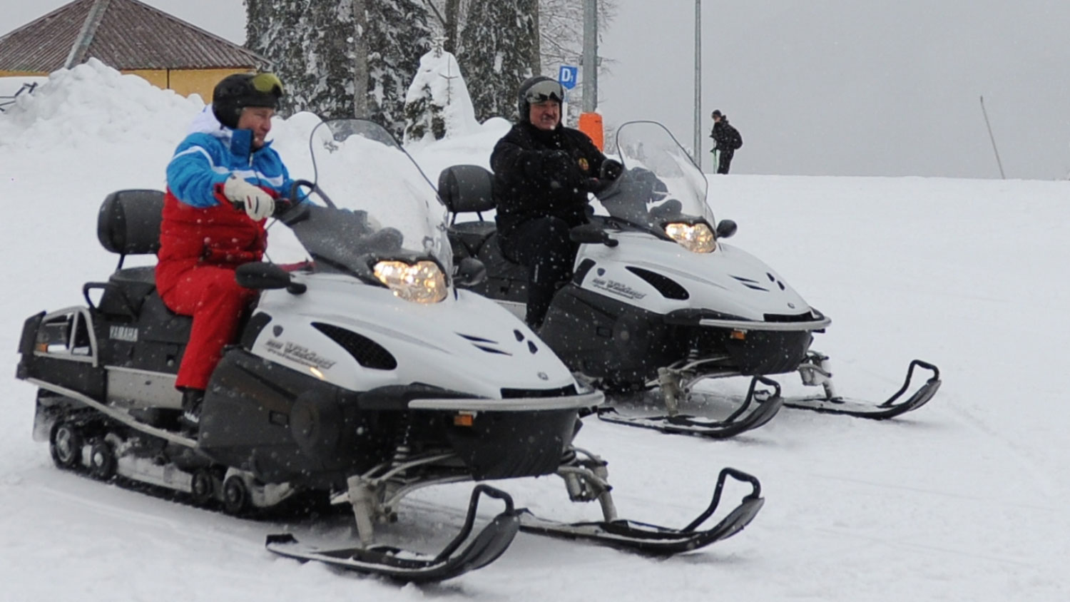 Лыжи и снегоходы: как прошла встреча Путина и Лукашенко - Газета.Ru | Фото