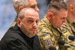 Министр обороны Украины Рустем Умеров во время переговоров между делегациями России и Украины в рабочем офисе президента Турции Долмабахче, 16 мая 2025 года