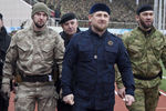 2016 год. Глава Чечни Рамзан Кадыров на стадионе имени Билимханова