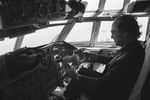 22 мая 1971 год. Премьер-министр Канады Пьер Элиотт Трюдо за штурвалом самолета Ил-62 во время перелета Киев-Ташкент