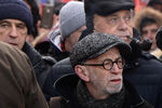 Писатель Лев Рубинштейн на «Марше памяти Бориса Немцова»
