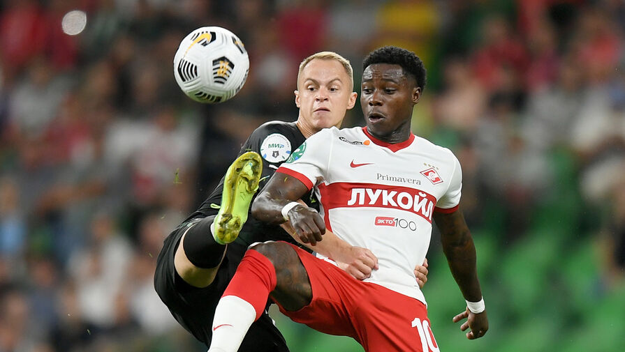 Спартак вырвал победу у Краснодара, отыгравшись с 0:2