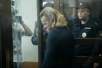 Издатель журнала «Флирт» Дмитрий Зяблицев в зале суда