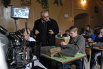 Режиссер Карен Шахназаров на съемочной площадке фильма «Палата №6», 2008 год