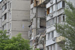 Жилой девятиэтажный дом в Киеве, где произошел взрыв бытового газа, 21 июня 2020 года