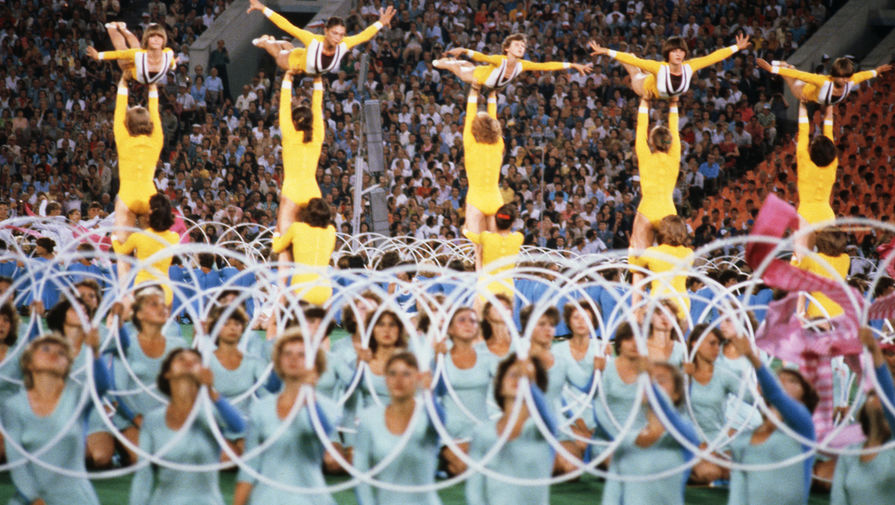 Торжественная церемония закрытия летних Олимпийских игр в&nbsp;Москве, 3 августа 1980 года
