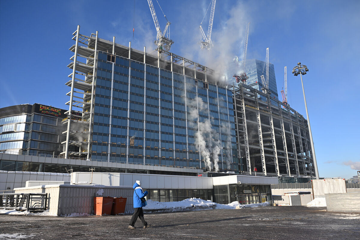 Пожар в строящемся здании недалеко от «Москвы-Сити» локализован - Газета.Ru  | Новости