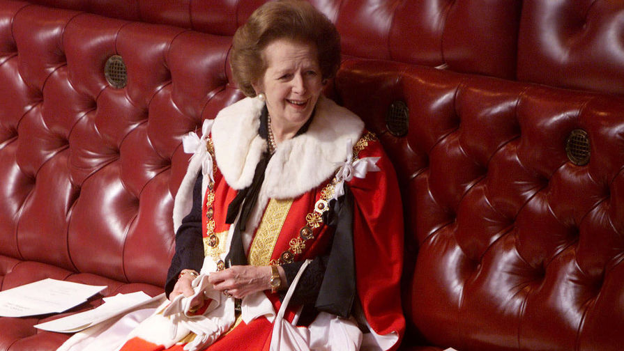 Баронесса Маргарет Тэтчер в палате лордов, Лондон, 2001 год