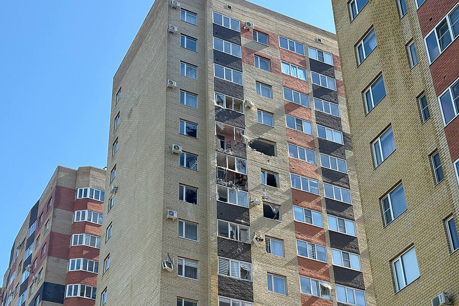 Последствия взрыва в&nbsp;квартире многоэтажного жилого дома на&nbsp;улице Тухачевского в&nbsp;Ставрополе, 21&nbsp;мая 2025&nbsp;года 