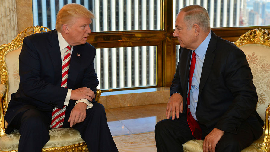 Президент США Дональд Трамп и премьер-министр Израиля Биньямин Нетаньяху, 2017 год 