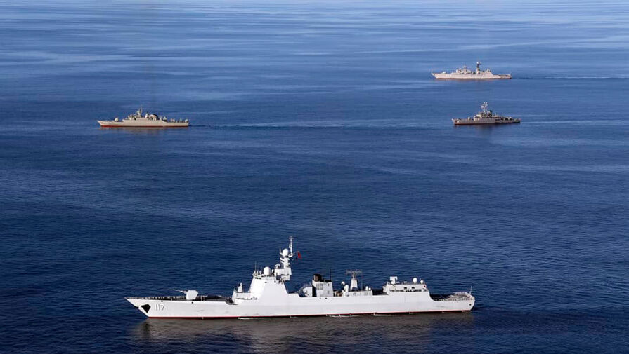 МО РФ: в Аравийском море началось трехстороннее военно-морское учение России, КНР и Ирана