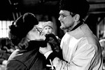 Актер Юрий Яковлев (справа) в роли Петра Сапожкова в кадре из фильма «Заре навстречу» по одноименному роману В.М.Кожевникова, 1959 год